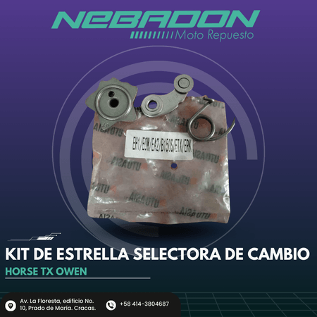 KIT ESTRELLA SELECTOR DE CAMBIO HOR/OWEN/BERSOC/TX/RKV