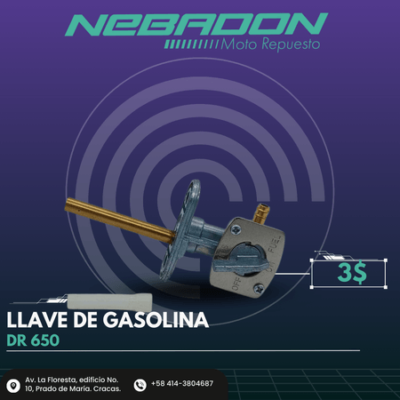 LLAVE DE GASOLINA DR650 1X150