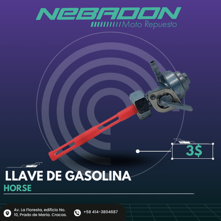 LLAVE DE GASOLINA HORSE 1X200 