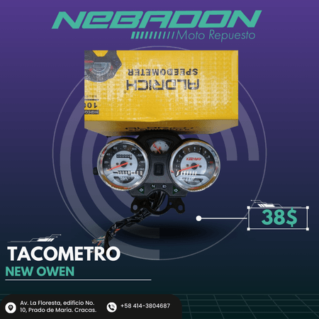 TACOMETRO PARA NEW OWEN