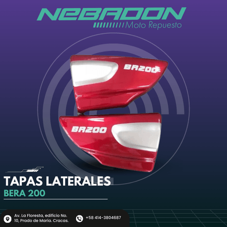 TAPA LATERAL BER200 ROJO