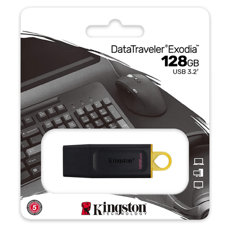 Pendrive de 128GB Kingston USB 3.2