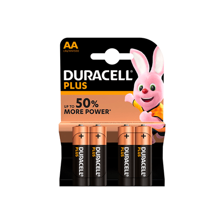 Pilas AA Duracell x4