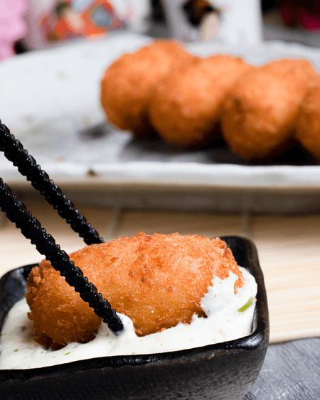Croquetas de cangrejo