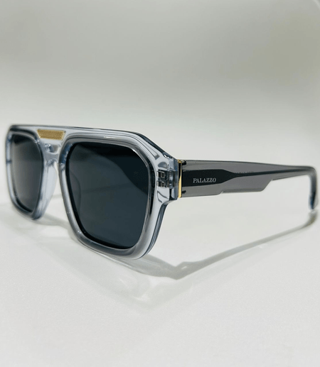 Lentes de sol para Caballeros Gris Transparente Palazzo