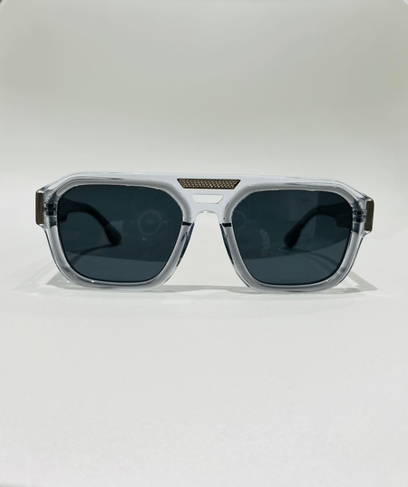 Lentes de sol para Caballeros Gris Transparente Palazzo