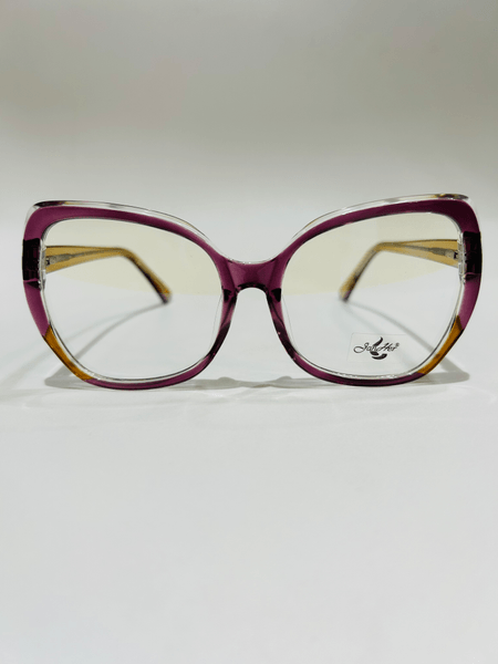 MONTURAS CORRECTIVAS LILA Y CARAMELO108 JAN HER