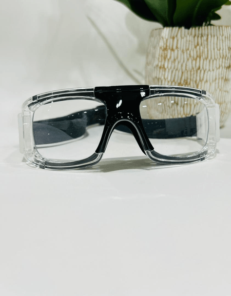 Montura Deportiva Transparente con Negro