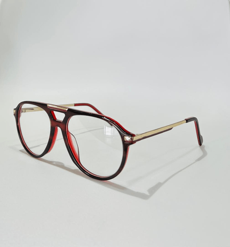 Montura correctiva Caballero Tipo RayBan Vinotinto