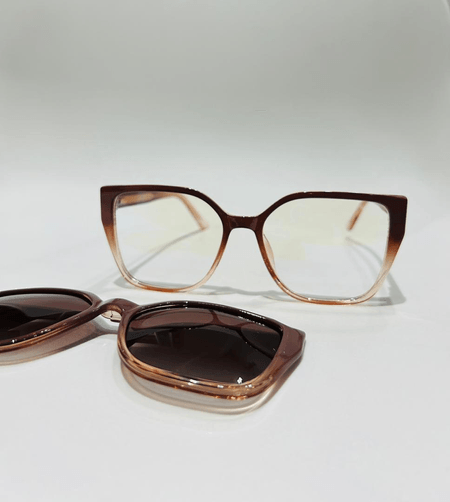 Montura correctiva para Damas Clip-On Sol Nude Palazzo