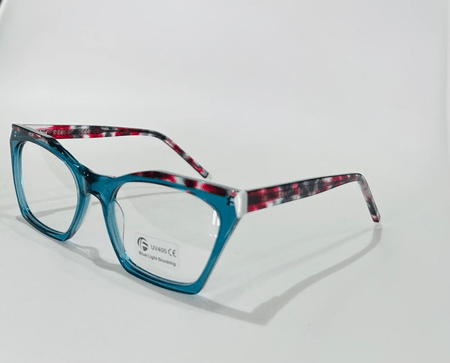 Montura correctiva para Damas color Turquesa.