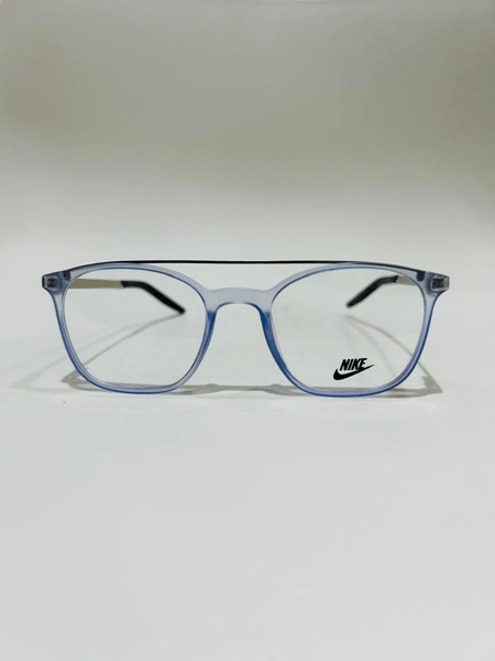 Montura correctiva para Niño Acetato Azul transparente.