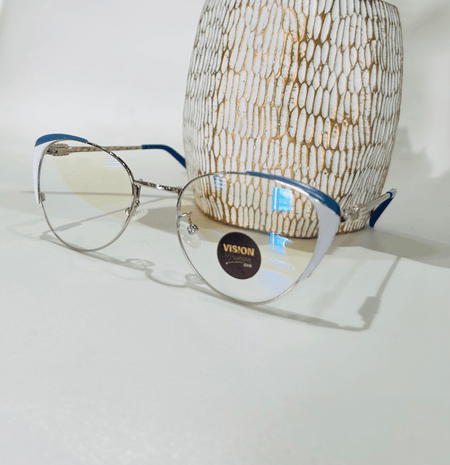 Montura Correctiva para Damas Vision Ccs azul marino y gris