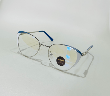 Montura Correctiva para Damas Vision Ccs azul marino y gris