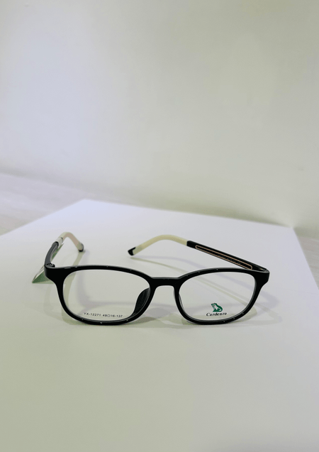 Montura para Niño Cardenro color Negro con varilla Blanca