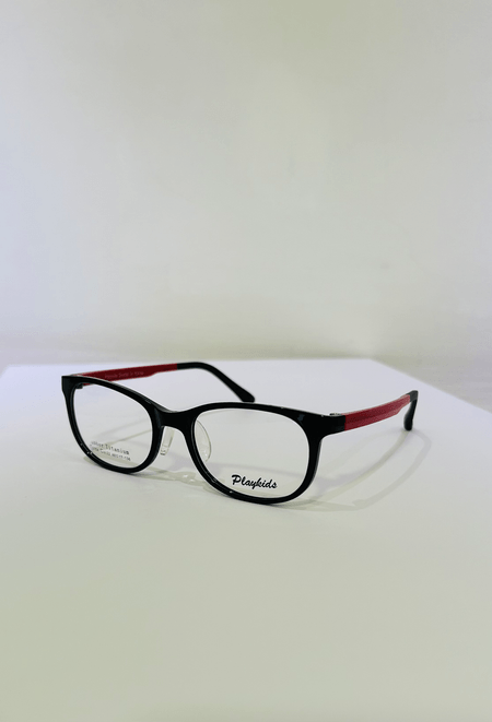 Montura para Niños Palykids Negro con Varillas Rojas