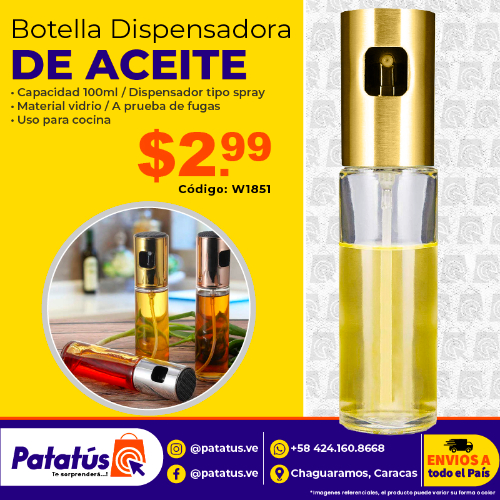 BOTELLA DISPENSADORA DE ACEITE