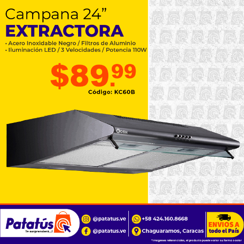 CAMPANA EXTRACTORA KC60B