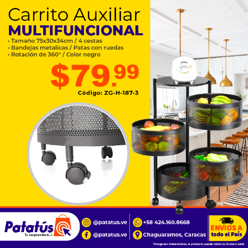 CARRITO MULTIFUNCIONAL ZG-H-187-3