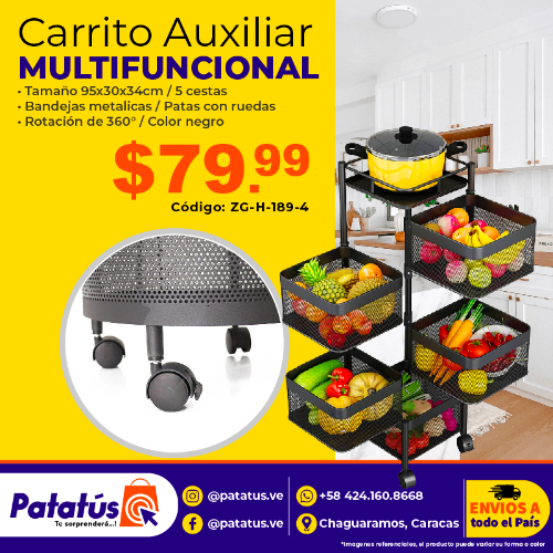 CARRITO MULTIFUNCIONAL ZG-H-189-4