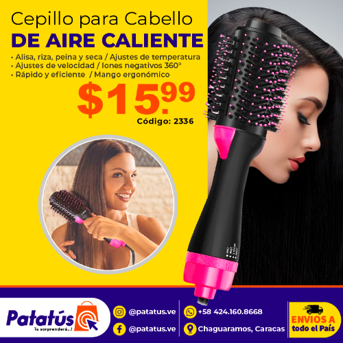 CEPILLO PARA EL CABELLO AIRE CALIENTE