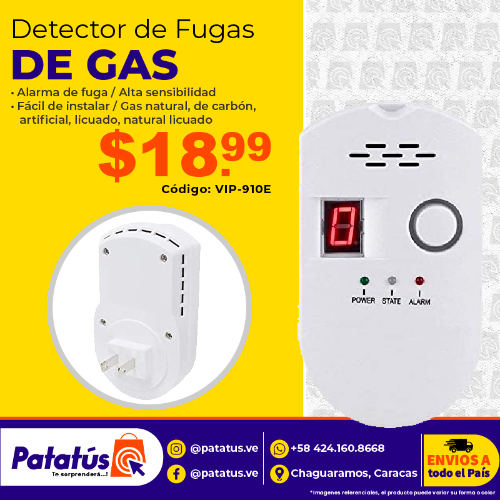 DETECTOR DE FUGAS DE GAS