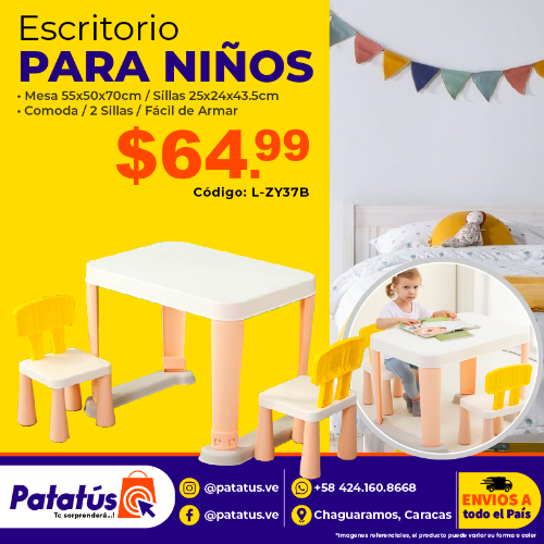 ESCRITORION PARA NIÑOS L-ZY37B