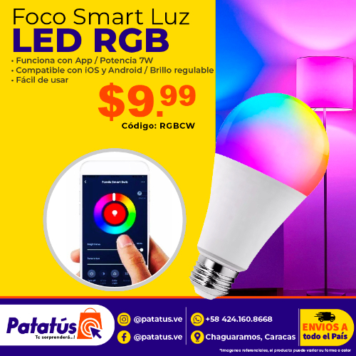 FOCO SMART LUZ LED RGB