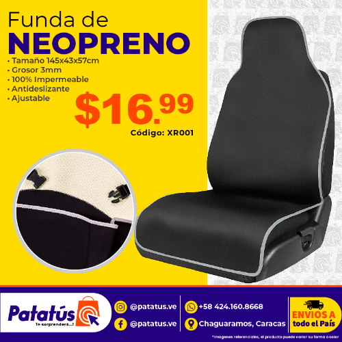 FUNDA DE NEOPRENO PARA AUTO