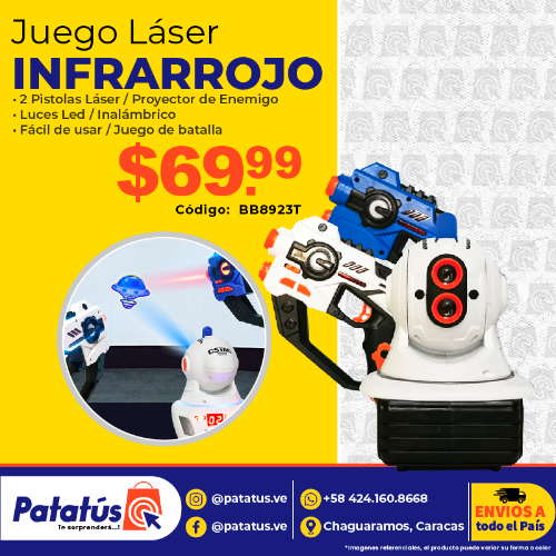 JUEGO LASER INFRARROJO BB8923T