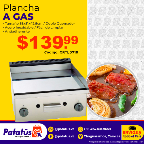 PLANCHA A GAS