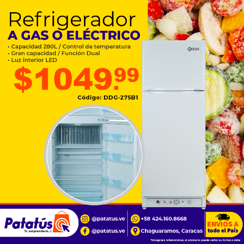 REFRIGERADOR A GAS O ELÉCTRICO