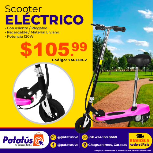 SCOOTER ELECTRICO CON ASIENTO