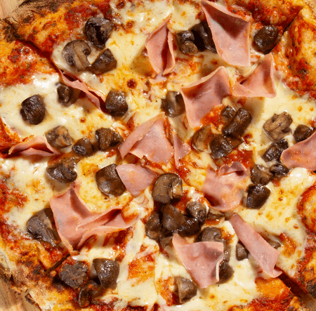 Jamón y Champiñones