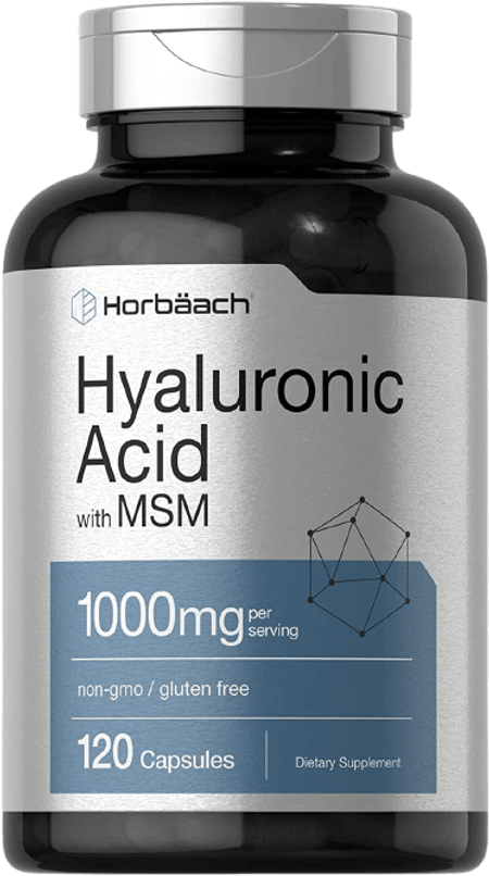 Ácido Hialurónico 1000 mg 120 cápsulas Horbaach