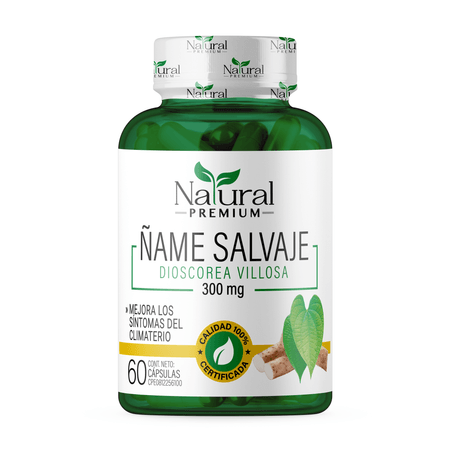Ñame salvaje 300 mg 60 cápsulas Natural Premium