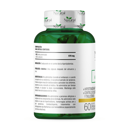 Ajo 570 mg 60 cápsulas Natural Premium