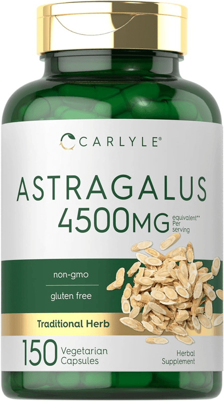 Astrágalus 4500 mg 150 cápsulas vegetarianas Carlyle