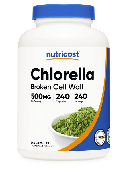 Chlorella 500 mg 240 cápsulas Nutricost