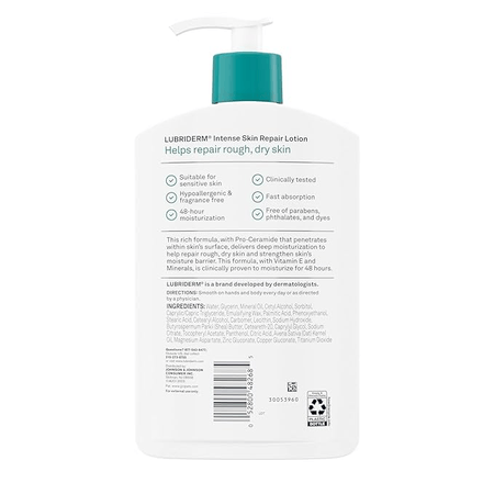 Crema Lubriderm Piel Seca  16 Oz / 473 ml Lubriderm