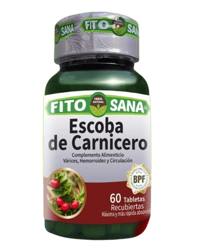 Escoba de Carnicero 480 mg 60 tabletas Fitosana