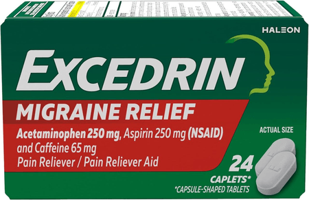 Excedrin Alivio a la Migraña 24 tabletas