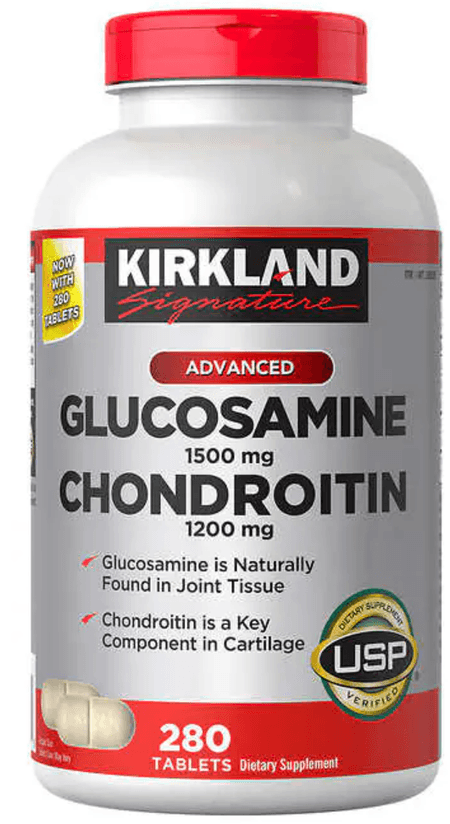 Glucosamina con Condroitina 1500 mg 280 tabletas Kirkland