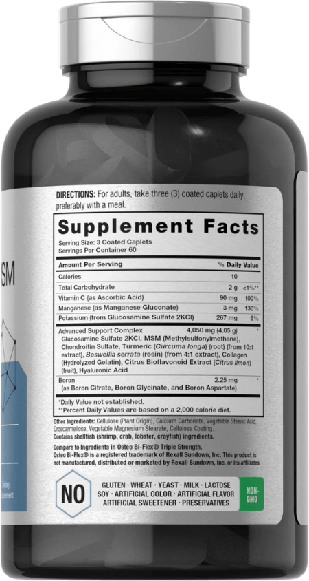 Glucosamina con Condroitina 4050 mg 180 pastillas Horbaach