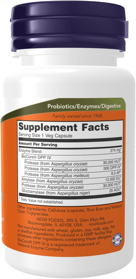 Gluten Digest  60 cápsulas vegetarianas Now