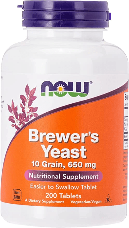 Levadura de Cerveza (Brewers Yeast) 650 mg 200 tabletas Now