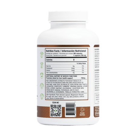 Liverheal 180 Cápsulas ADAPTOHEAL