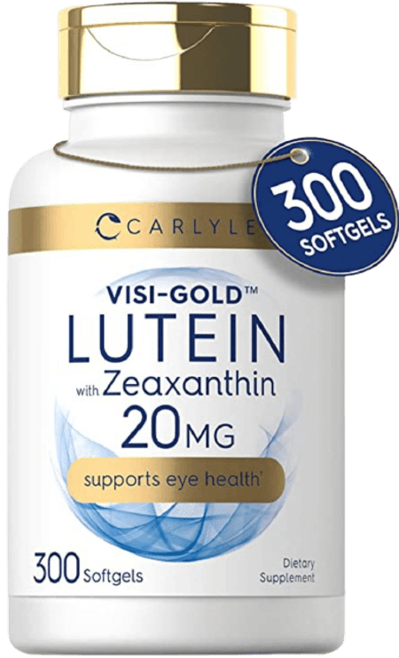 Luteína con Zeaxantina 20 mg 300 cápsulas blandas Carlyle