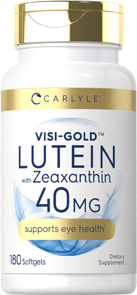 Luteína con Zeaxantina 40 mg 180 cápsulas blandas Carlyle
