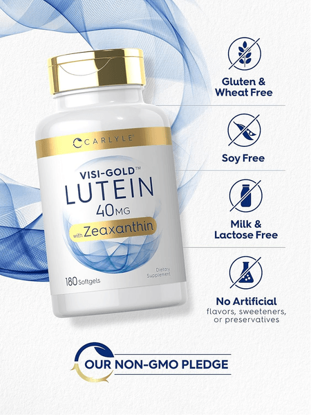 Luteína con Zeaxantina 40 mg 180 cápsulas blandas Carlyle